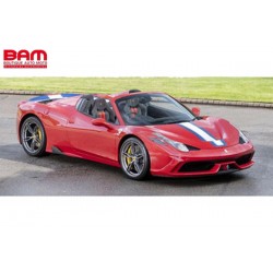 LOOKSMART LS1222B FERRARI 458 Speciale A - Rosso Corsa avec livrée Nart 1/12