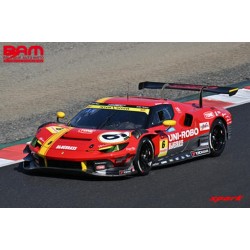 LOOKSMART LS43SGT26006 FERRARI 296 GT3 N°6 Uni-Robo Bluegrass Velorex GT300 Super GT 2026 Y. Katayama - N. Krütten 1/43