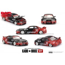 MINI GT KHMG191 NISSAN Skyline GT-R (R33) Kaido Works ADVAN (1/64)
