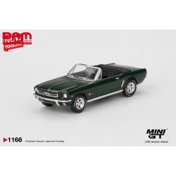 MINI GT MGT01166-L FORD Mustang Convertible Highland Green 1964 1/64