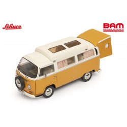 SCHUCO 18U00114 VW T2a Campingbus AMESCADOR (avec tente) 1970 Jaune 1/18