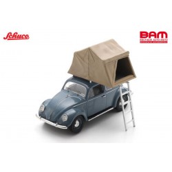 SCHUCO 43U00107 VW Beetle avec tente de toit 1951 1/43