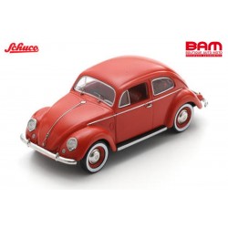 SCHUCO 43U00108 VW Beetle Ovali 1955 Rouge 1/43