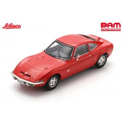 SCHUCO 43U00134 OPEL GT 1970 Rouge 1/43