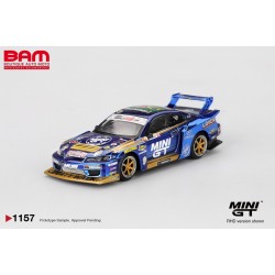 MINI GT MGT01157-R NISSAN Silvia S15 LB-Super Silhouette N°555 Team Mini GT Liberty Walk - Formula Drift 2025 1/64