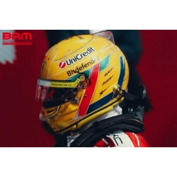 LOOKSMART LSHEL037 CASQUE Ferrari Scuderia HP GP Grande Bretagne 2026 Lewis Hamilton 1/5