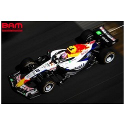 SPARK S9343 RACING BULLS VCARB 03 N°30 Visa Cash App Racing Bulls F1 Team 5ème GP Monaco 2026 Liam Lawson - avec pit board 1/43