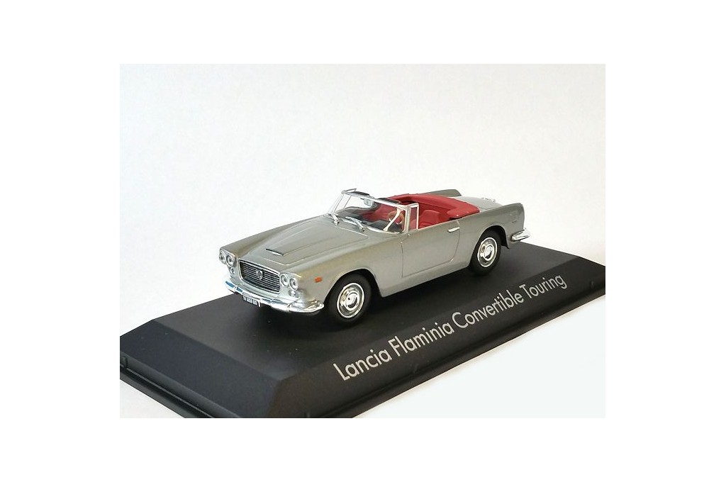 Norev N°58 Lancia Flaminia 1/43 Avec Remorque Et Bateau - Plastique, Occasion