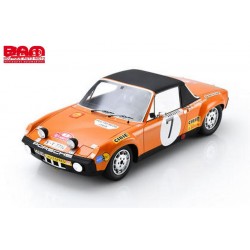 SPARK 18S1231 PORSCHE 914/6 N°7 3ème Rallye Monte Carlo 1971 Björn Waldegård - Hans Thorszelius 1/18