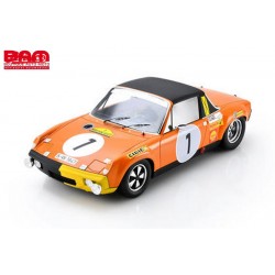 SPARK 18S1232 PORSCHE 914/6 N°1 Vainqueur Marathon de la Route 1970 G. Larrousse - H. Marko - C. Haldi 1/18