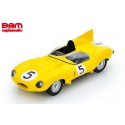 SPARK S2931 JAGUAR D-Type N°5 4ème 24H Le Mans 1956 J. Swaters – F. Rousselle 1/43