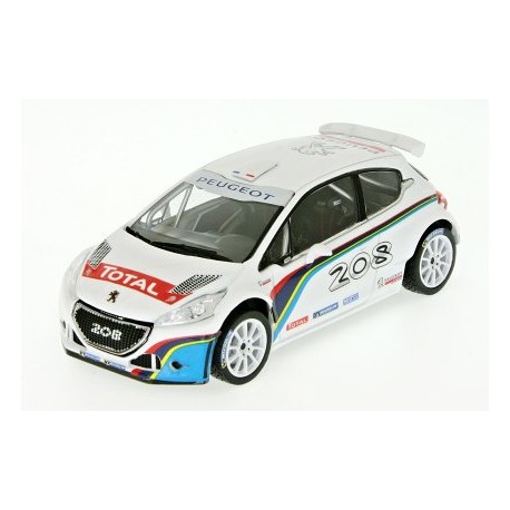 Petite Voiture Miniature Norev Peugeot 208 T16 - Occasion - Modèle Réduit De Collection - Fabriqué En France