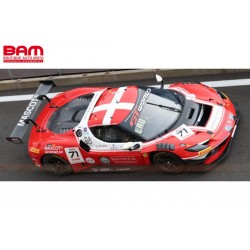 LOOKSMART LSRC230 FERRARI 296 GT3 EVO N°71 Selected Car Racing 24H Spa 2026 F. Schandorff -M. Ebdrup -S. Birch -C. Laursen 1/43