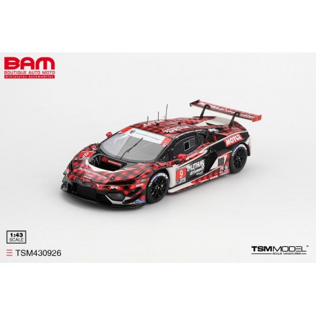 TRUESCALE TSM430926 LAMBORGHINI Temerario GT3 N°9 Pfaff Motorsports 12H Sebring 2026 A. Caldarelli -S. Mitchell -F. Perera 1/43