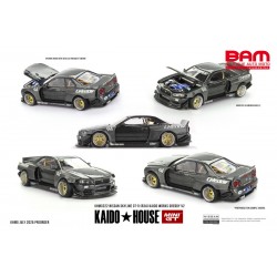 MINI GT KHMG222 NISSAN Skyline GT-R (R34) Kaido Works Greddy V2 1999 1/64