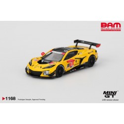 MINI GT MGT01168-L CHEVROLET Corvette Z06 GT3.R N°3 Corvette Racing 24H Daytona 2025 A. Sims - D. Juncadella - A. Garcia 1/64
