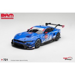 TOP SPEED TS0721 FORD Mustang GT3 N°64 Ford Racing 24H Daytona 2026 B. Barker - D. Olsen - M. Rockenfeller (1/18)