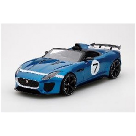 TOPSPEED TS0035 JAGUAR F-TYPE Project 7 Concept Ecurie Ecosse Blue