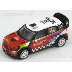 SPARK S3350 MINI COOPER WORKS WRC MC 2012 N°52 7eme