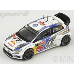 SPARK S3785 VOLKSWAGEN Polo R VW Motorsport N°1 1er