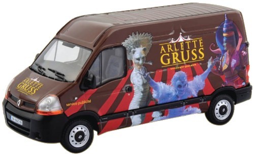 ELIGOR 114402 Renault - Master Van Arlette Gruss 2003 - Red Blanc - 1/43