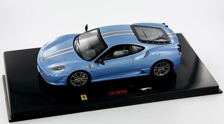 F430★ ELITE N5951 FERRARI F430 SCUDERIA BLUE 1.43 - Boutique Auto Moto
