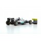 SPARK 18S250 MERCEDES F1 W07 n°6 2ème GP Abu Dhabi + Figurine + Pit Board