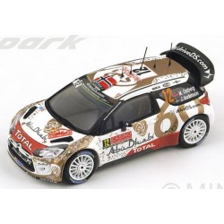 SPARK S4508 CITROEN DS3 WRC Total A. Dhabi WRT N°12