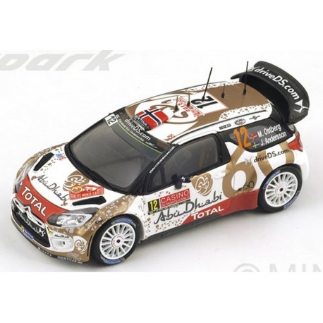 SPARK S4508 CITROEN DS3 WRC Total A. Dhabi WRT N°12