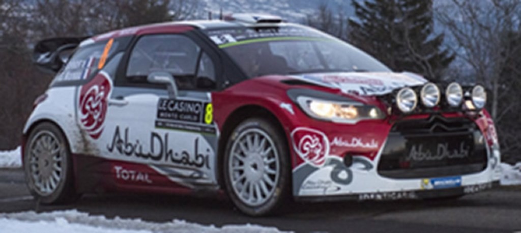 Citroën DS3 WRC Citroën Total Abu Dhabi, No.1 - Carrera car database