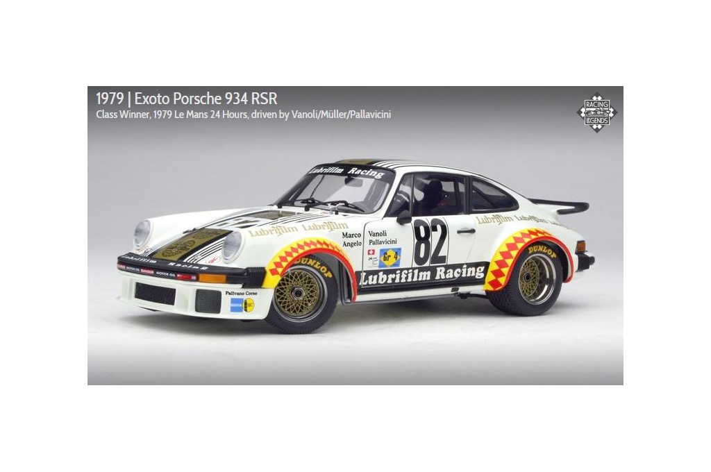 EXOTO 19091 PORSCHE 934 RSR LM79 No82 1.18 - Boutique Auto Moto