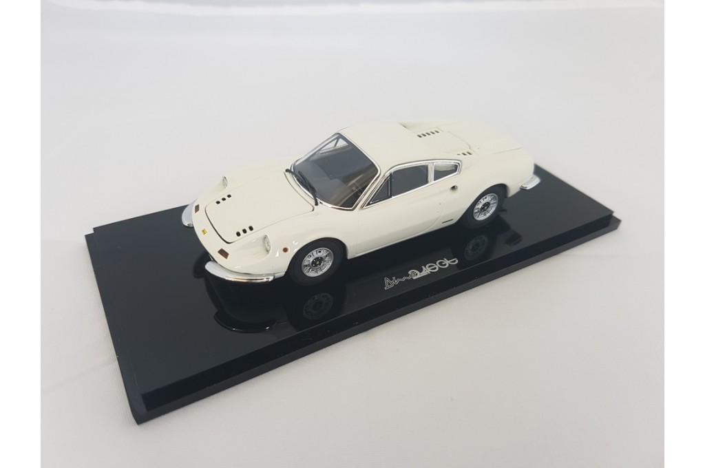 KYOSHO 05081W FERRARI DINO 246GT BLANCHE 1.43 - Boutique Auto Moto