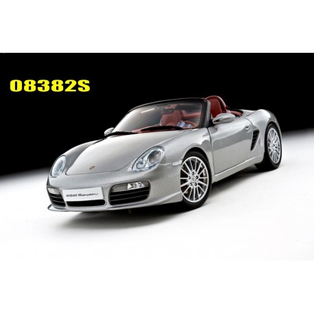 KYOSHO 08382S PORSCHE BOXSTER RS60 SILVER 1.18 - Boutique Auto