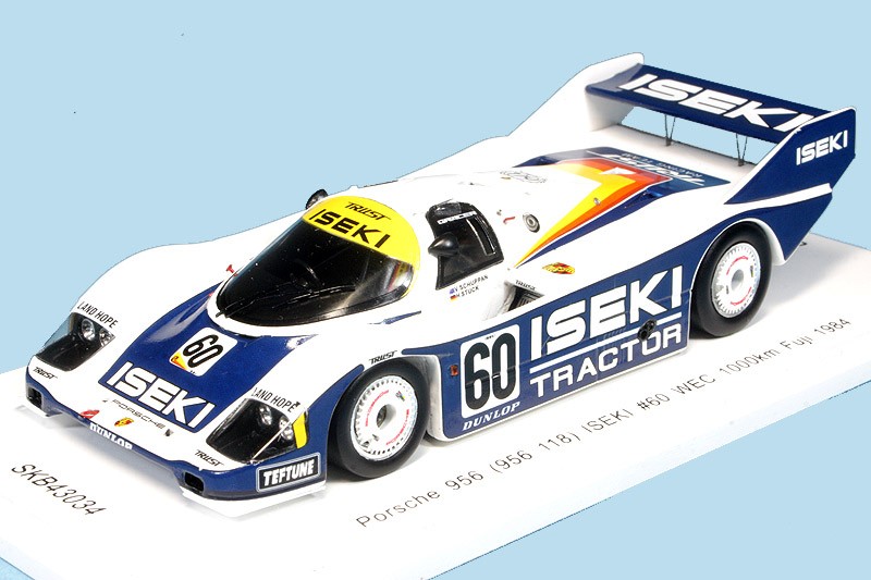 SPARK SKB43034 PORSCHE 956 (956 118) ISEKI N°60 WEC 1000 Km Fuji 