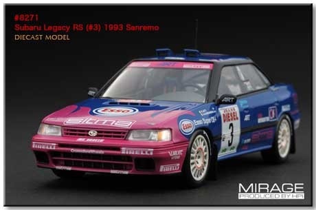 Subaru Legacy Liatti Rallye Sanremo 1993 - HPI 1/43 - Miniature Collection